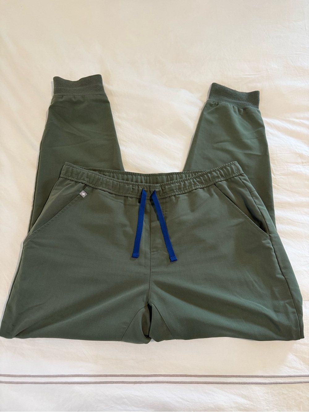 Figs Tansen Moss Green Jogger Pants